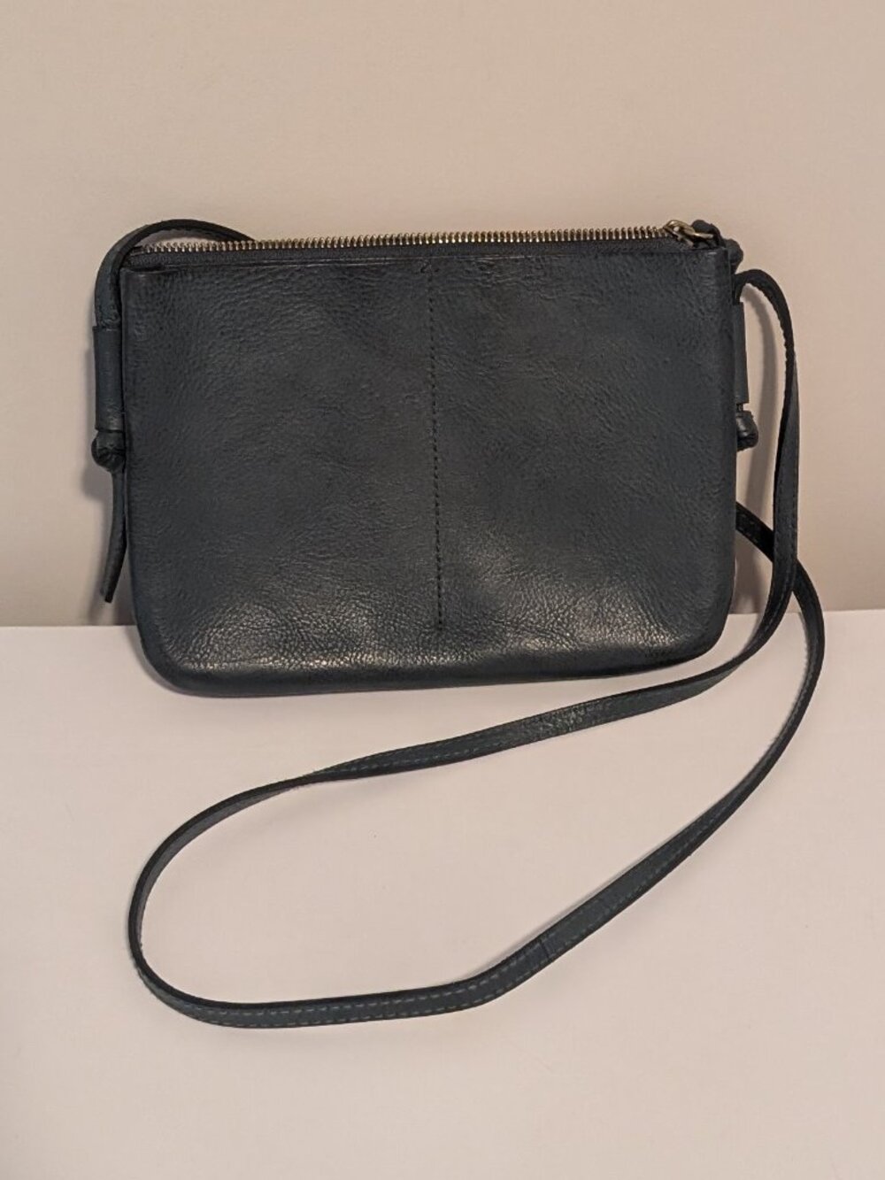 Madewell The Knotted Leather Crossbody Bag Green Handbag Purse